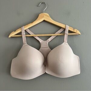 SOMA Enbliss Front Close Racerback Sport Bra Flexible Underwire Adobe Rose 40C